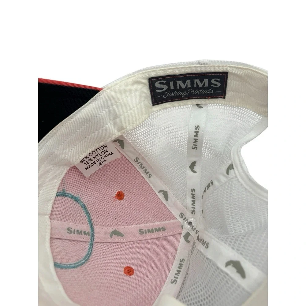 SIMMS FISHING‎ HAT WOMENS SNAP BACK SALMON COLORED